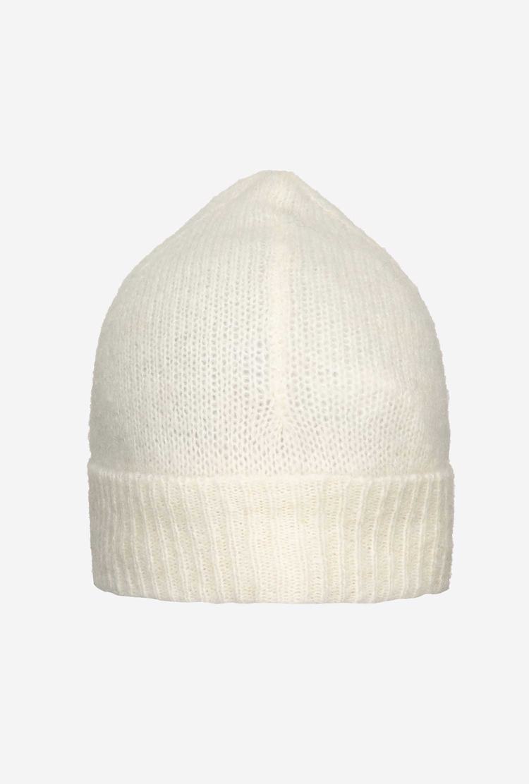 Women's Pinko Alpaca-blend Beanie Cream/Black | Australia-31425909