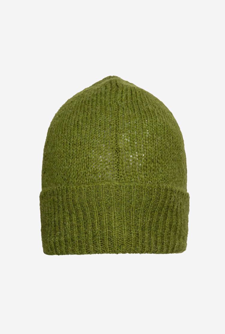 Women's Pinko Alpaca-blend Beanie Green | Australia-87154609