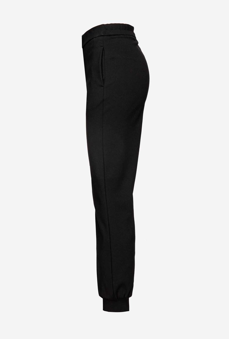 Women's Pinko Ankle Cuffs Pants Black | Australia-97602839