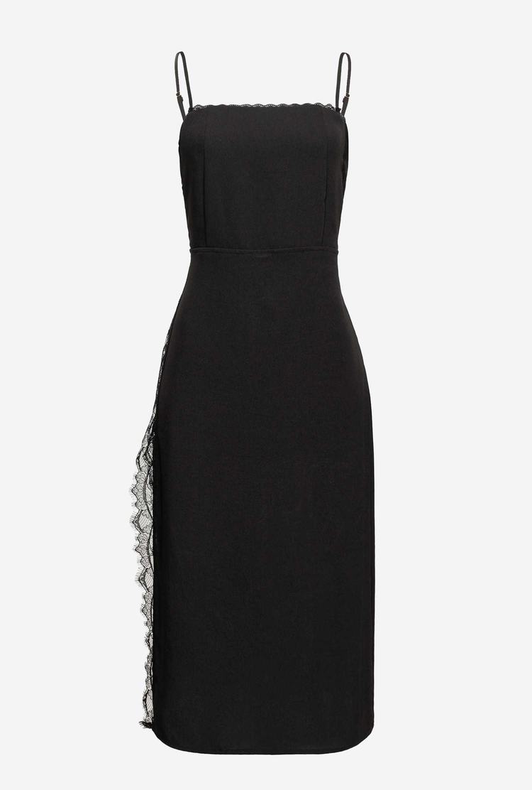 Women's Pinko Bow Dress Black | Australia-52198639