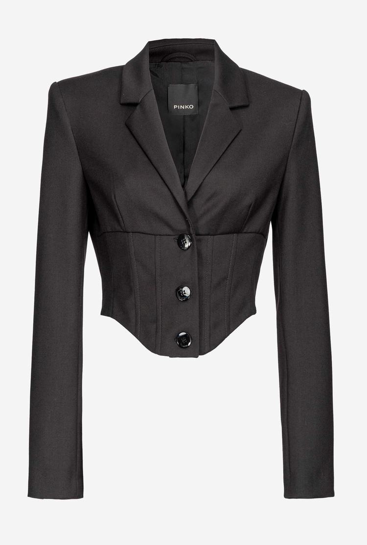 Women\'s Pinko Bustier Blazers Black | Australia-47180259