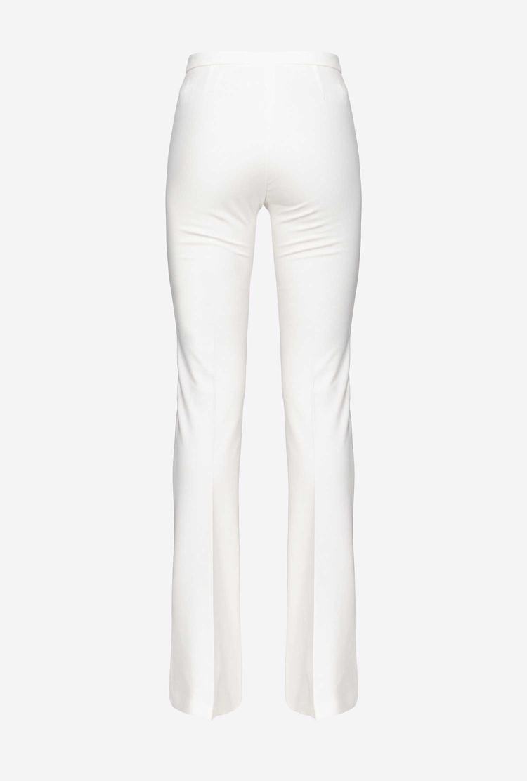 Women's Pinko Buttons Pants White | Australia-07684519