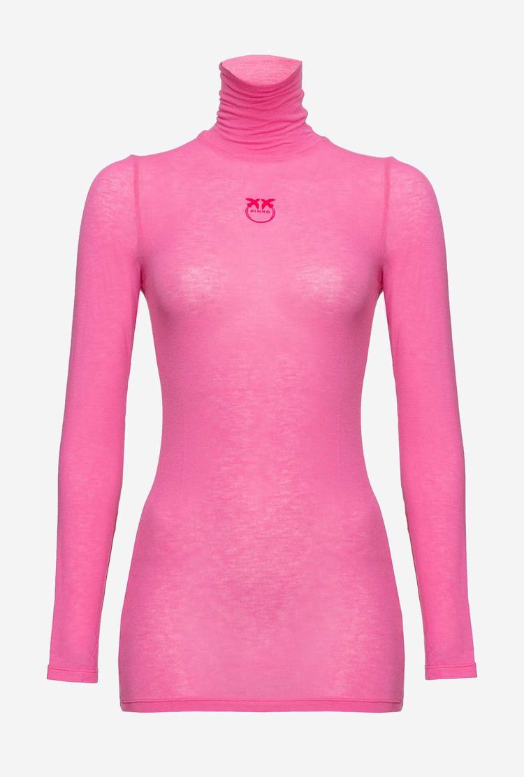 Women's Pinko Cashmere-blend Sweaters Pink | Australia-01953649