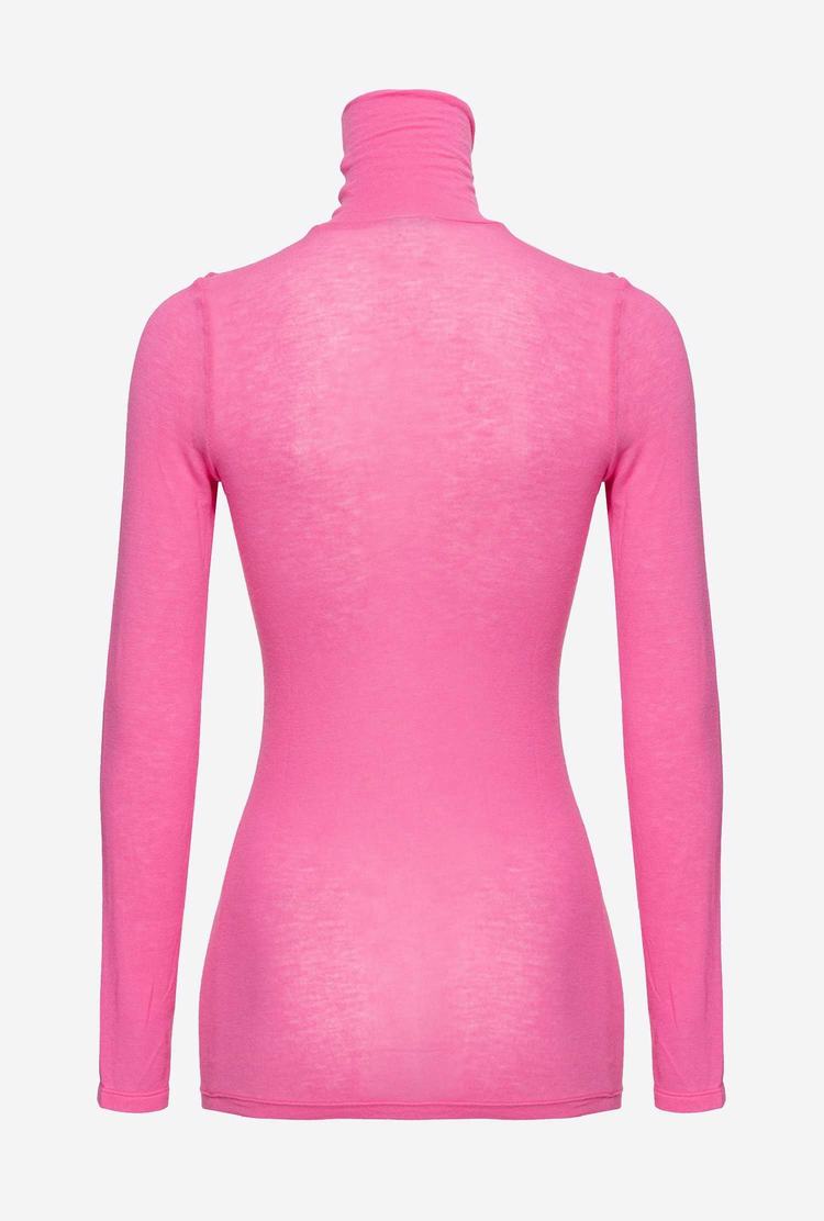 Women's Pinko Cashmere-blend Sweaters Pink | Australia-01953649