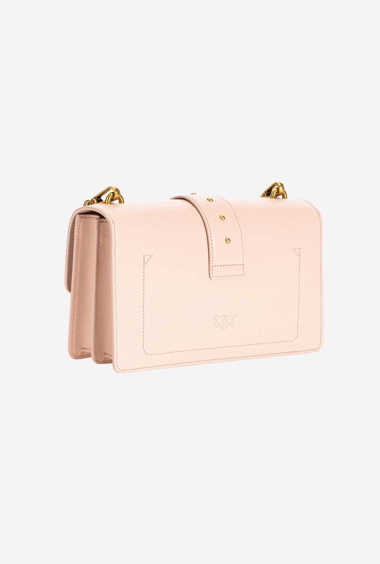 Women's Pinko Classic Love Bag Icon Simply Crossbody Bags Pink | Australia-27439819