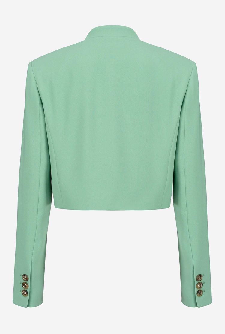 Women's Pinko Cropped Blazers Green | Australia-86129549