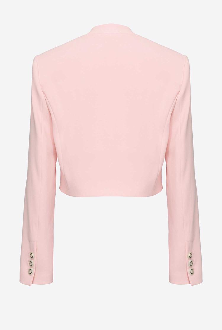 Women's Pinko Cropped Blazers Rose | Australia-94860719