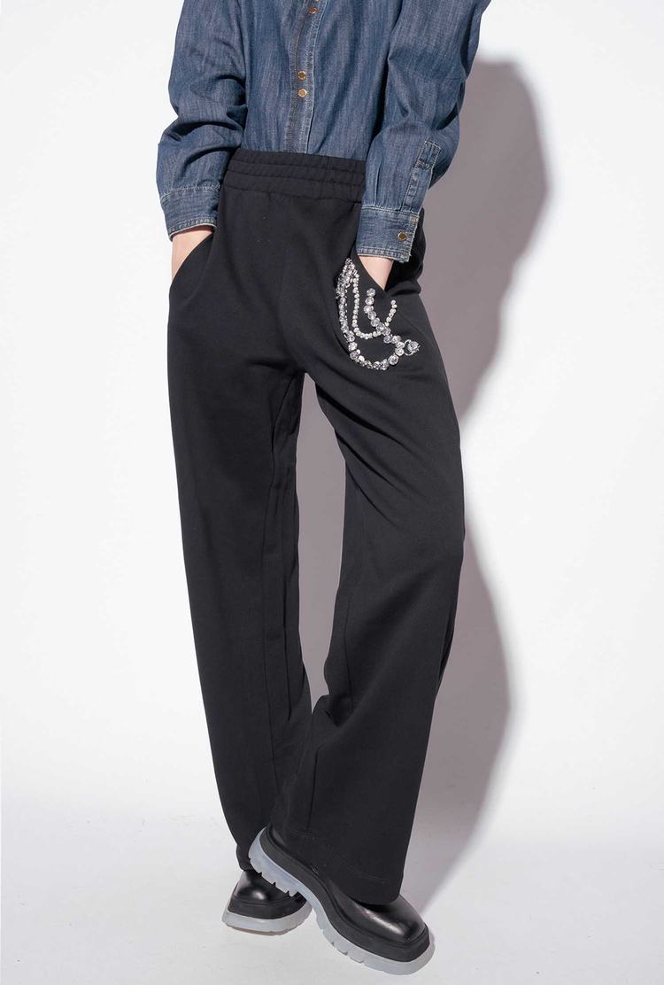 Women's Pinko Diabolik Pants Black | Australia-93206459