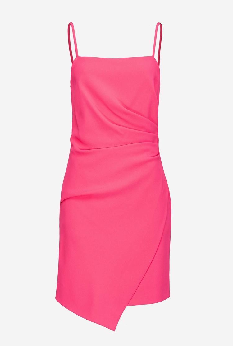 Women's Pinko Draping Dress Red | Australia-67921849