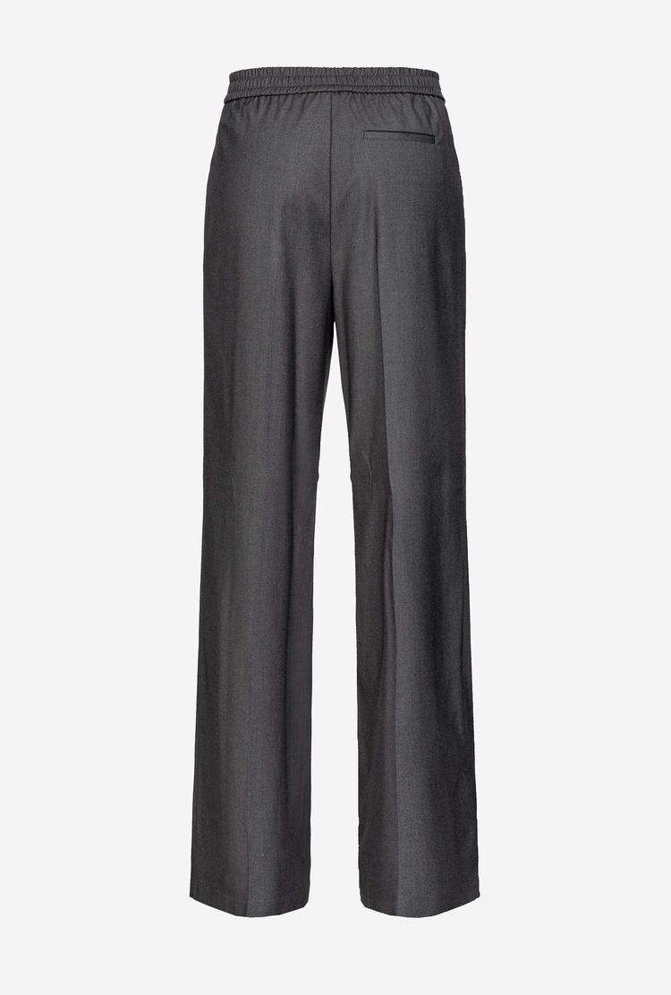 Women's Pinko Elastic Waist Pants Grey | Australia-45983129