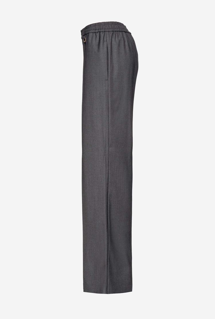 Women's Pinko Elastic Waist Pants Grey | Australia-45983129