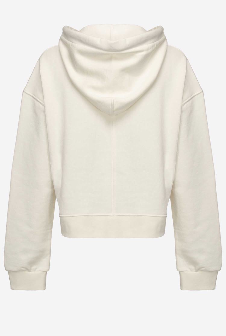 Women's Pinko Embroidery Sweatshirt White | Australia-89067539