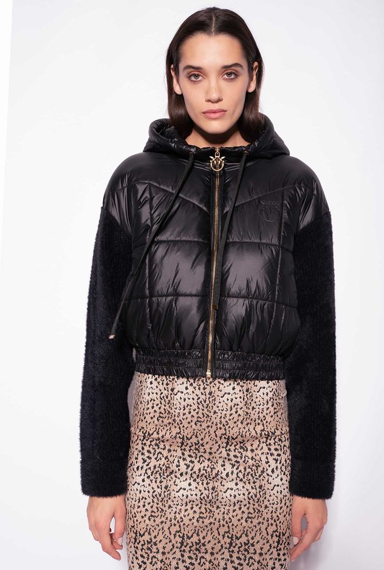 Women's Pinko Faux Fur Jackets Black | Australia-36918579