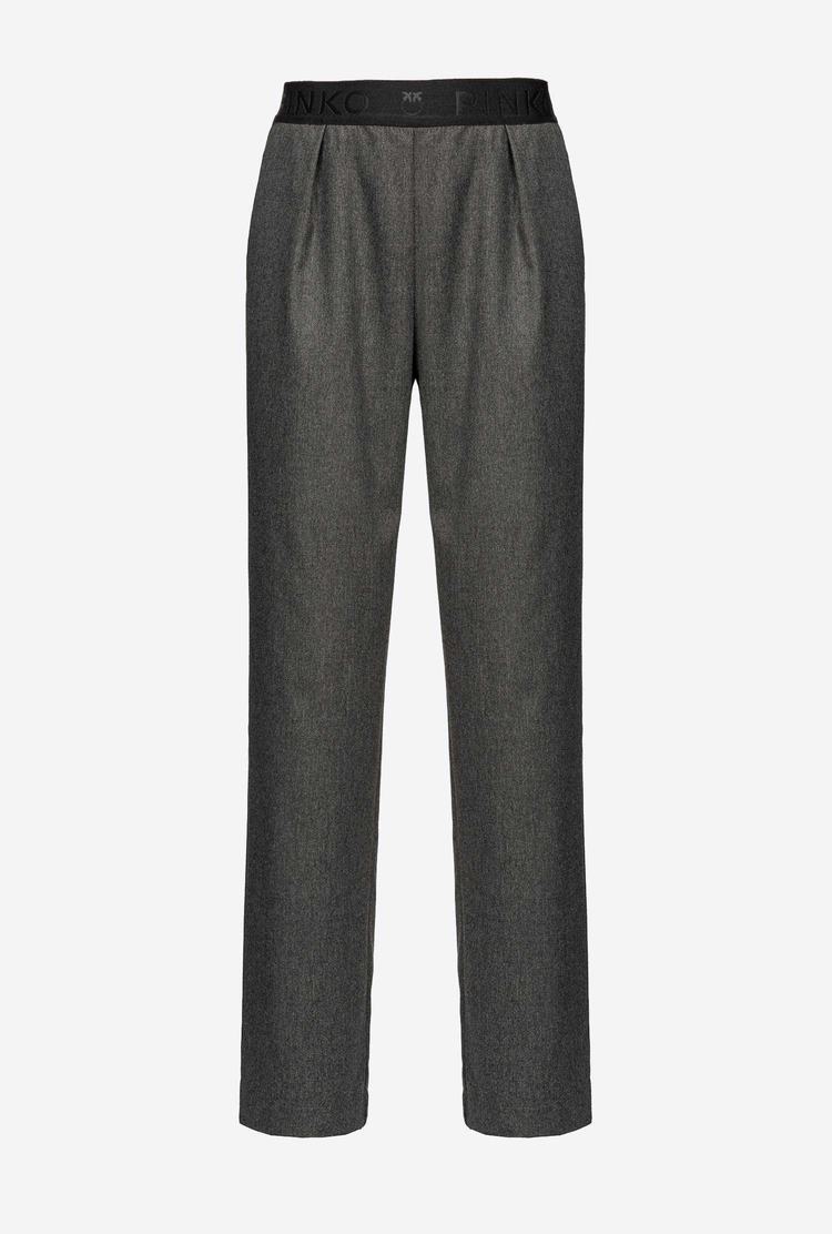 Women's Pinko Flannel Pants Grey | Australia-68359409