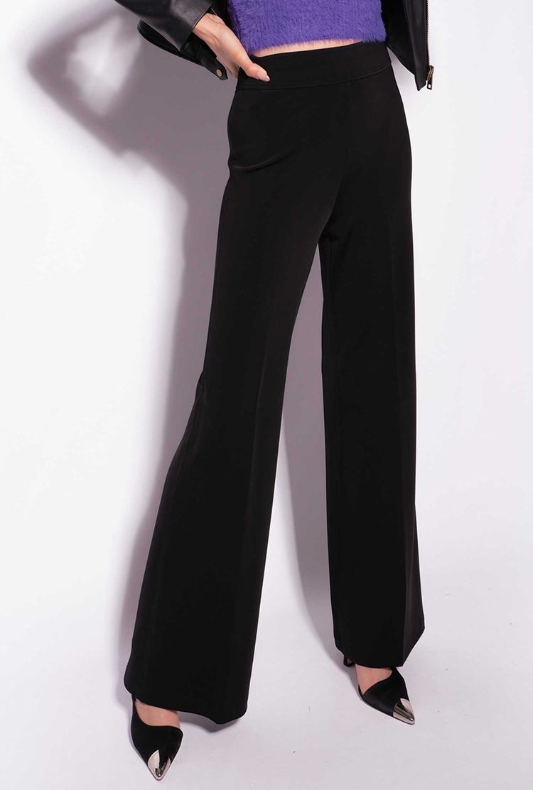 Women's Pinko Flared Pants Black | Australia-82093519