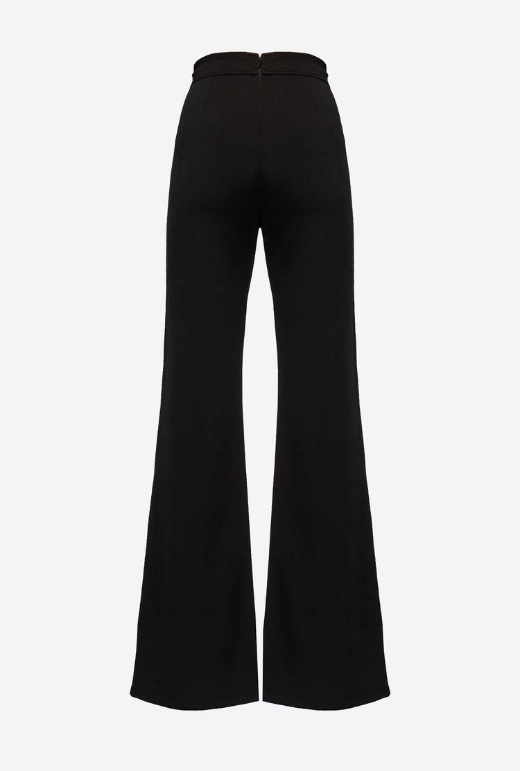 Women's Pinko Flared Pants Black | Australia-82093519