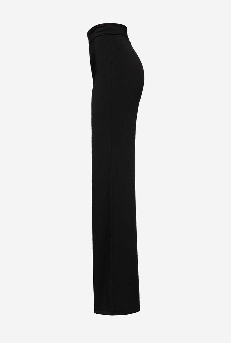 Women's Pinko Flared Pants Black | Australia-82093519