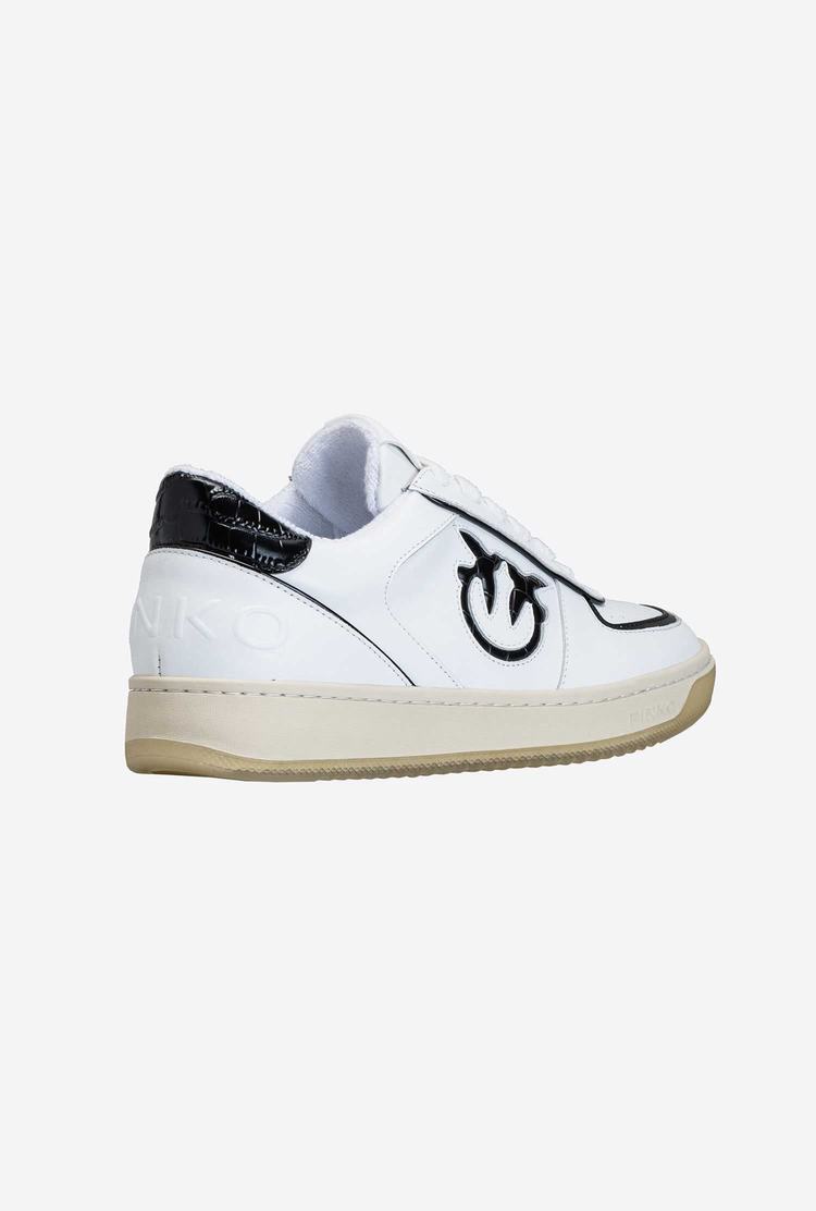 Women's Pinko Inserts Sneakers White/Black | Australia-74659819