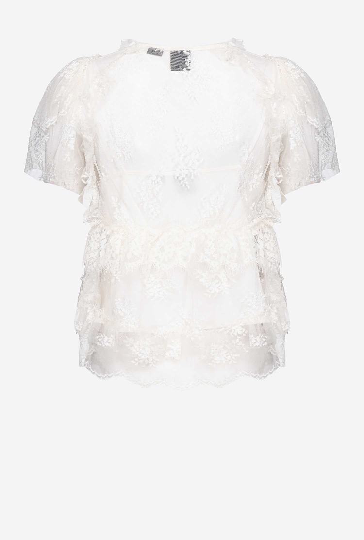 Women's Pinko Lace Tanks White | Australia-47360589