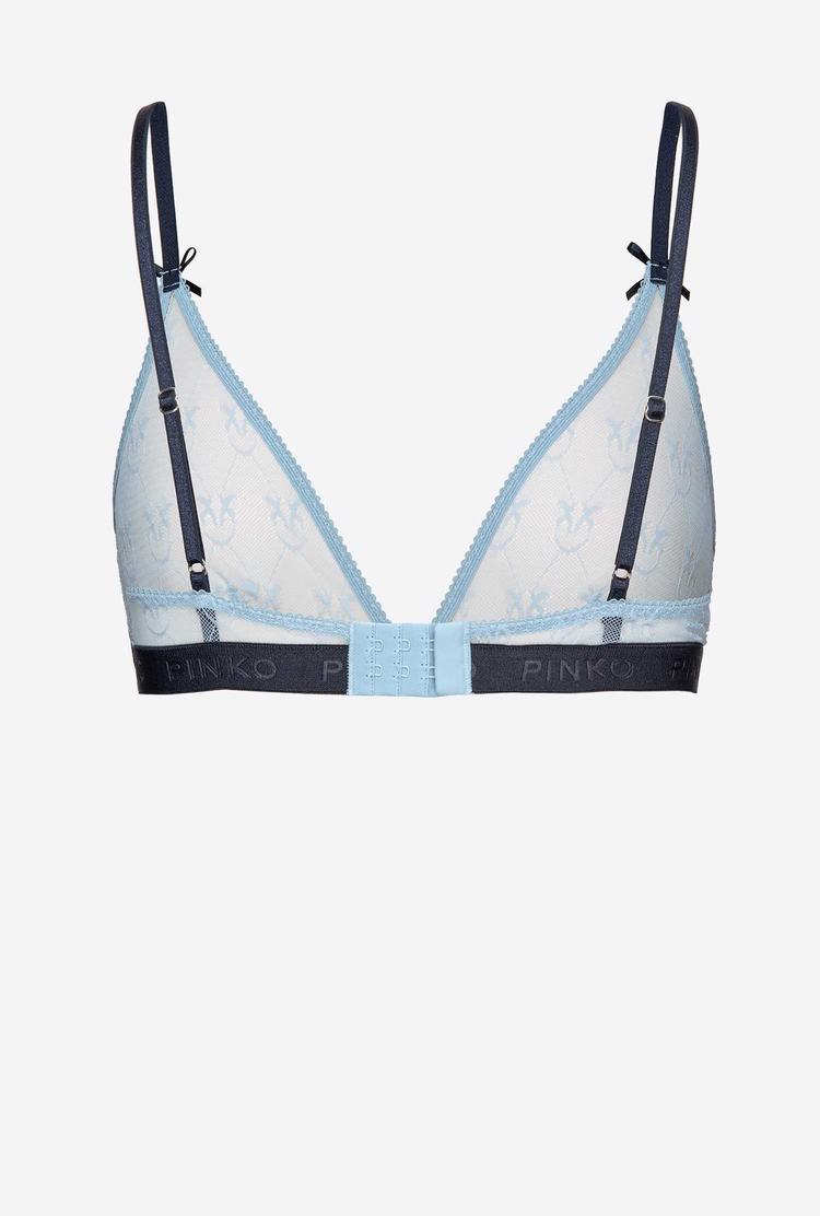 Women's Pinko Lace Triangle Bra Lingerie Light Blue | Australia-01659479