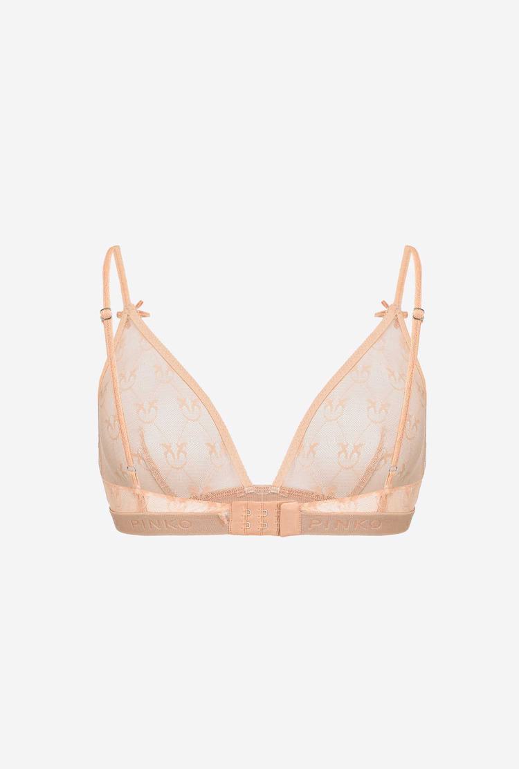 Women's Pinko Lace Triangle Bra Lingerie Pink | Australia-85190279