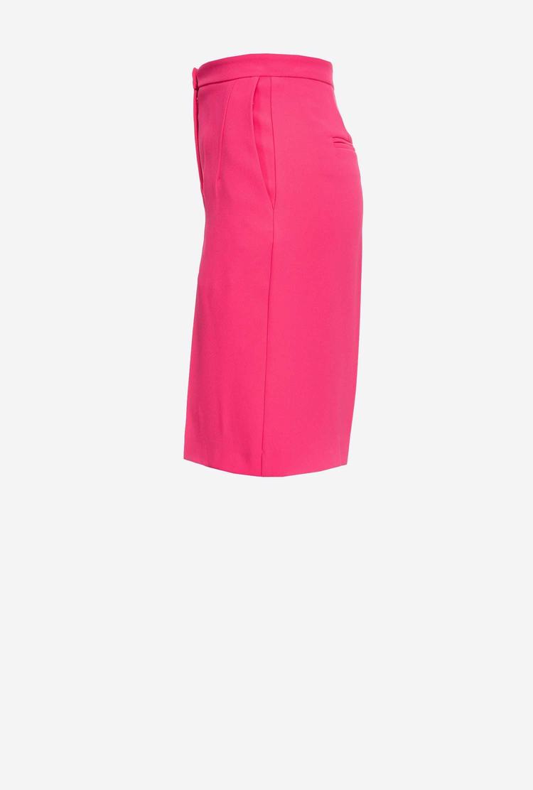 Women's Pinko Long Stretch Crepe Pants Fuchsia Purple | Australia-06953729