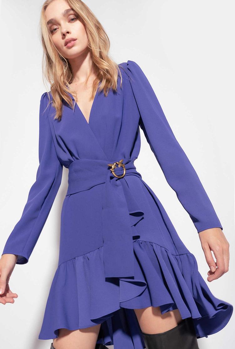 Women's Pinko Love Birds Dress Blue | Australia-95436819