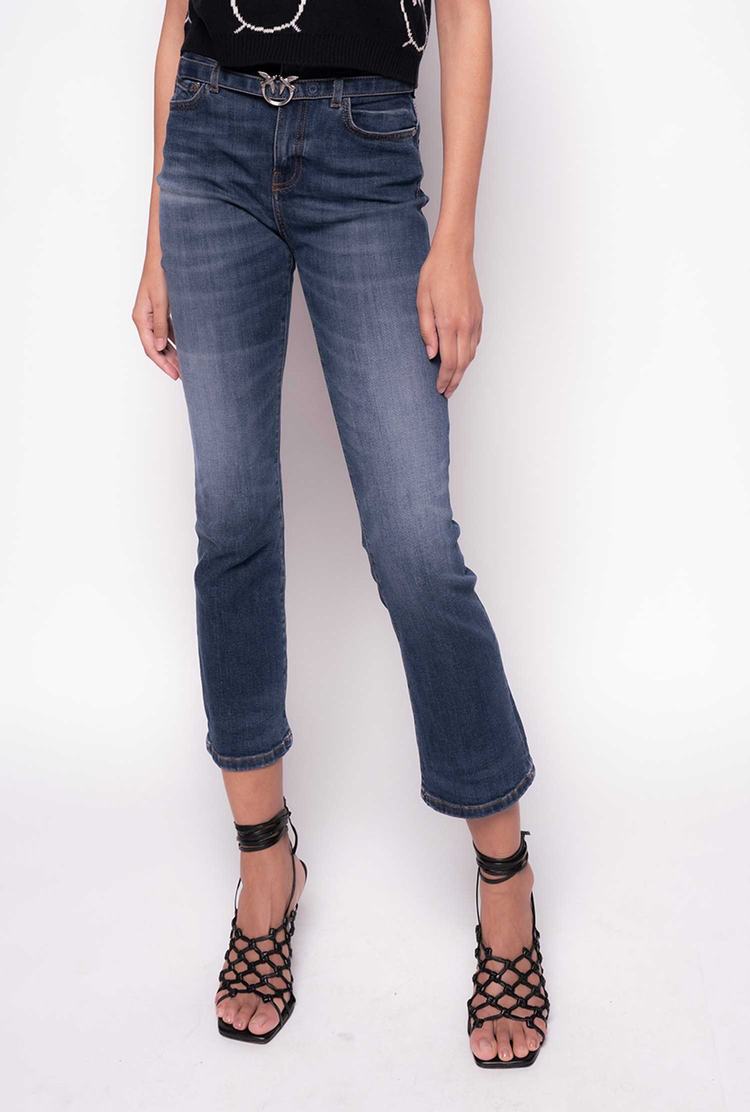 Women's Pinko Love Birds Jeans Blue | Australia-04812379