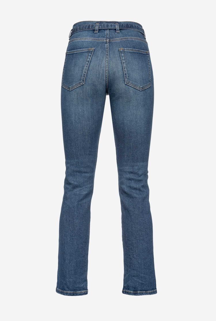 Women's Pinko Love Birds Jeans Blue | Australia-04812379