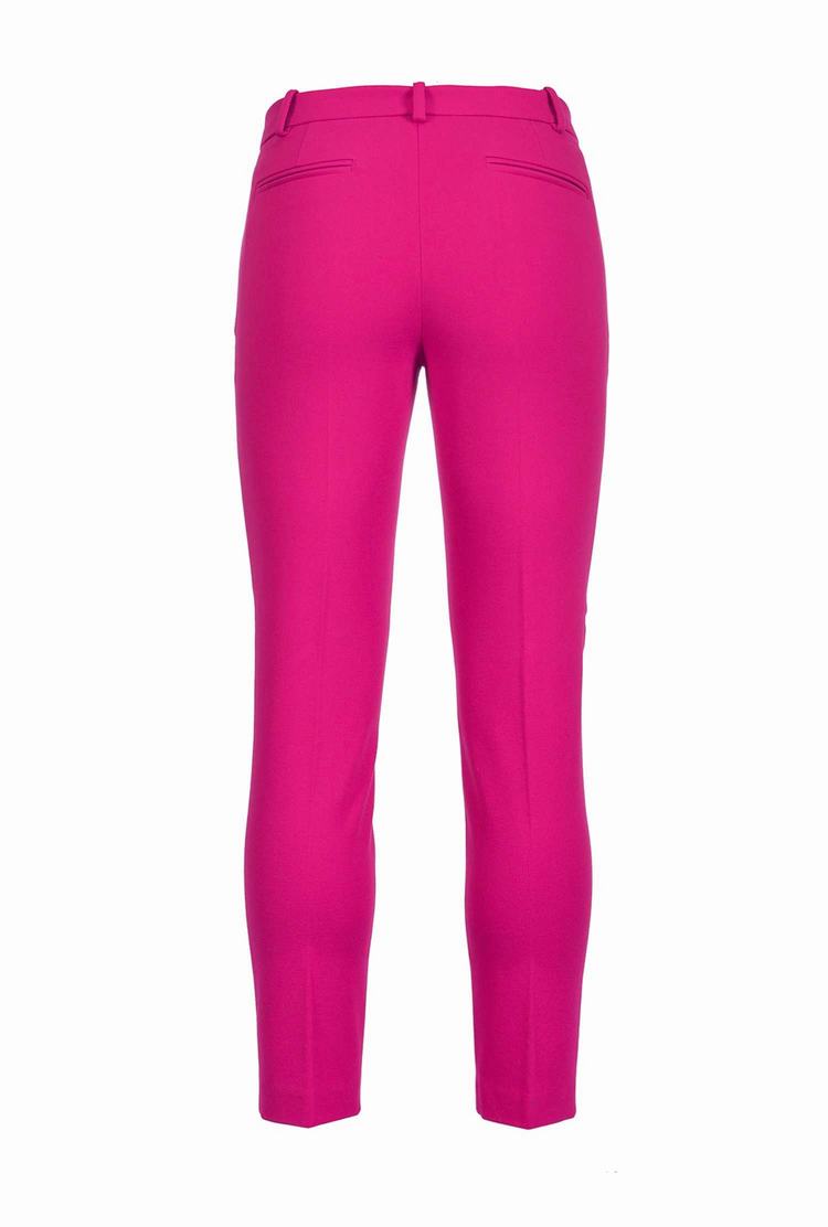 Women's Pinko Milano-knit Cigarette Pants Fuchsia | Australia-09851349