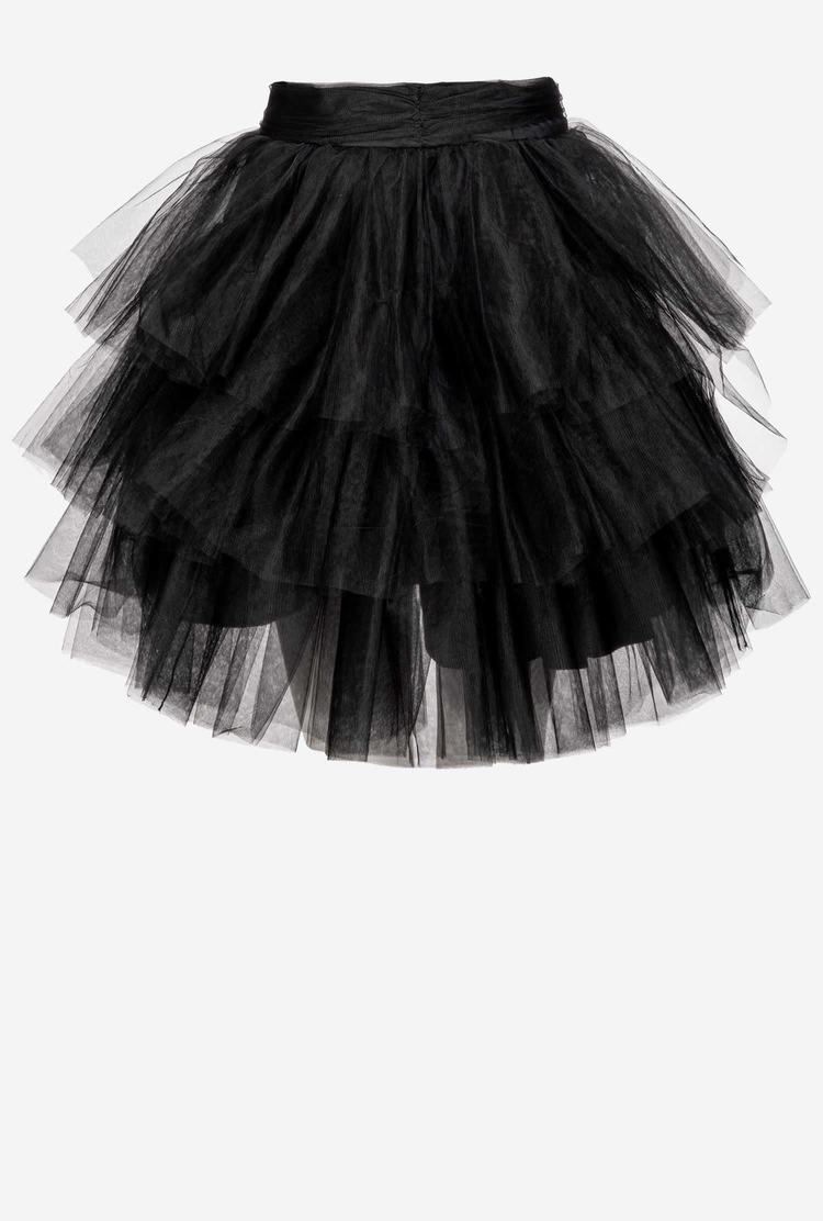 Women's Pinko Mini In Tulle Skirts Black | Australia-52140369