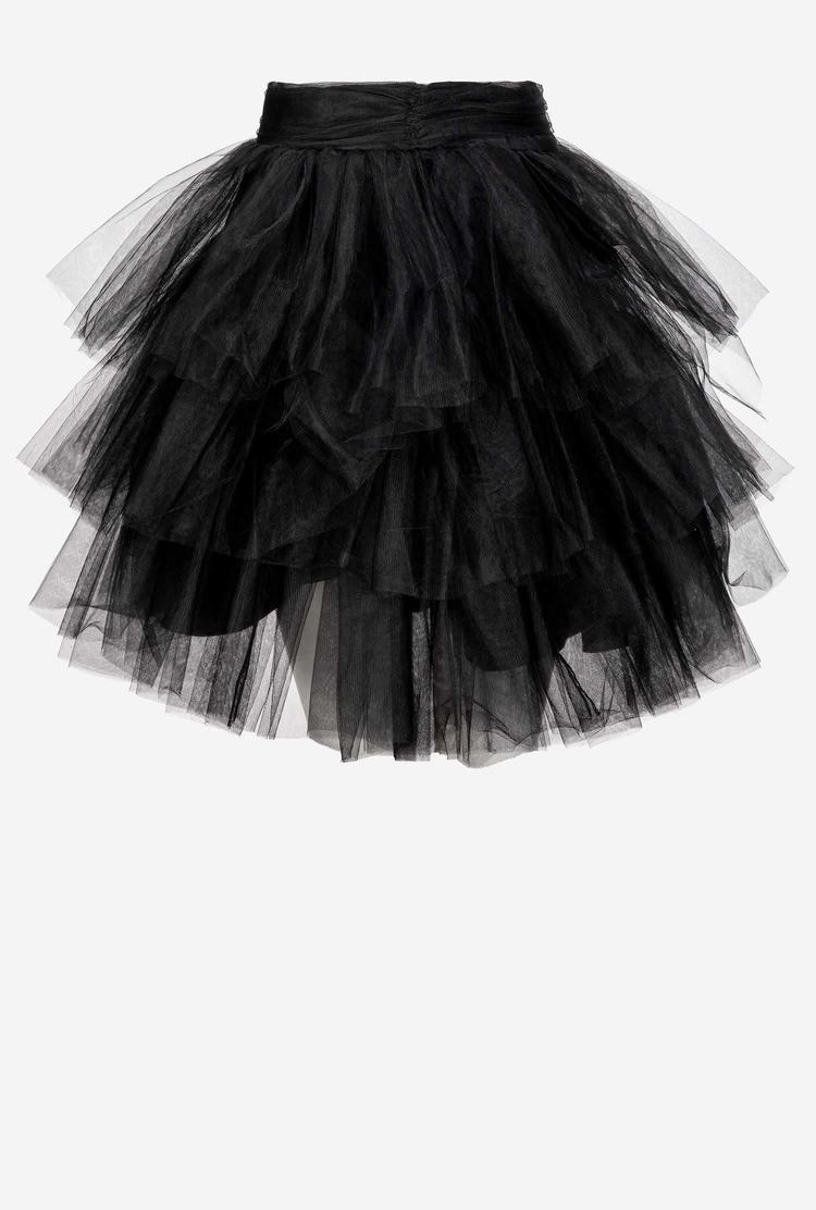 Women's Pinko Mini In Tulle Skirts Black | Australia-52140369