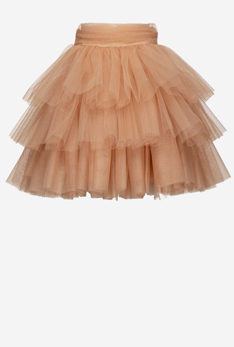 Women's Pinko Mini In Tulle Skirts Pink | Australia-93701249