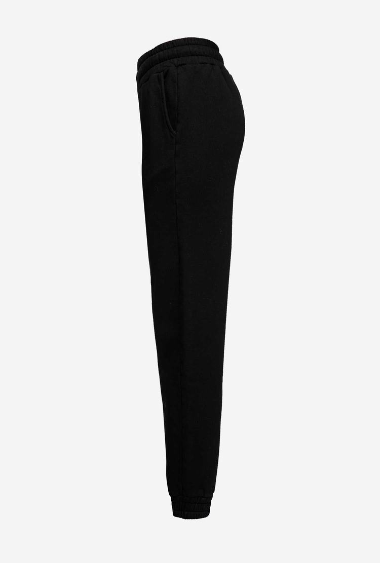 Women's Pinko Multicoloured Love Birds Logo Pants Black | Australia-50489739