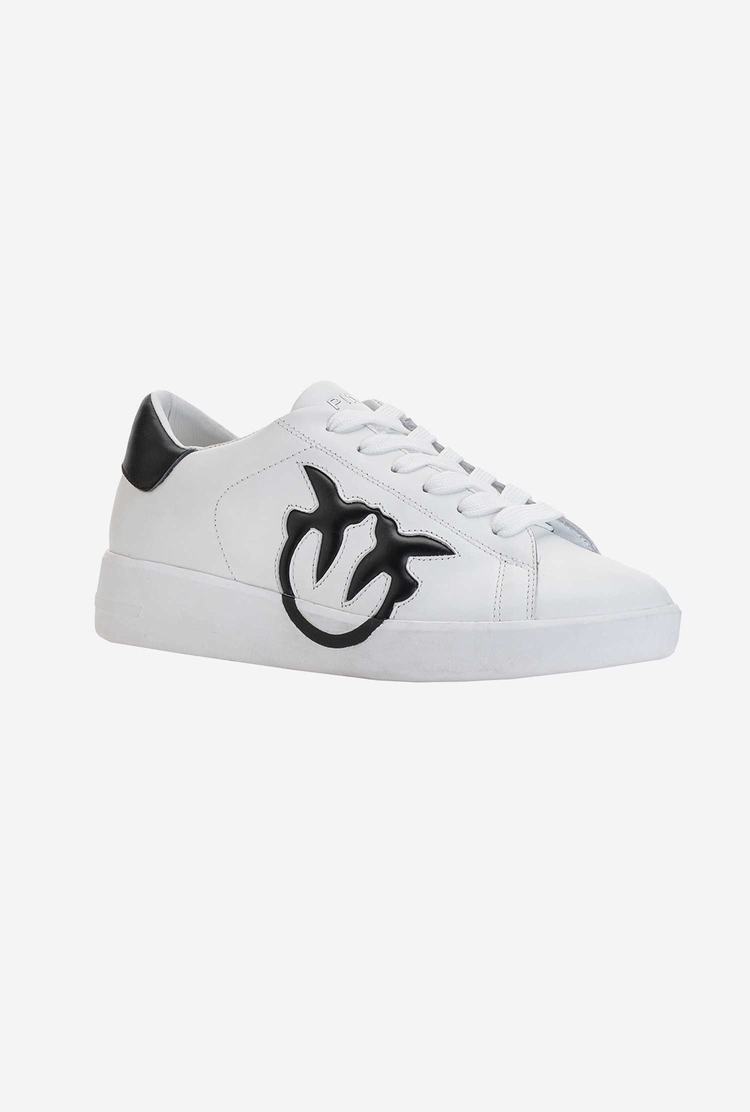 Women's Pinko New Sneakers White/Black | Australia-87910259