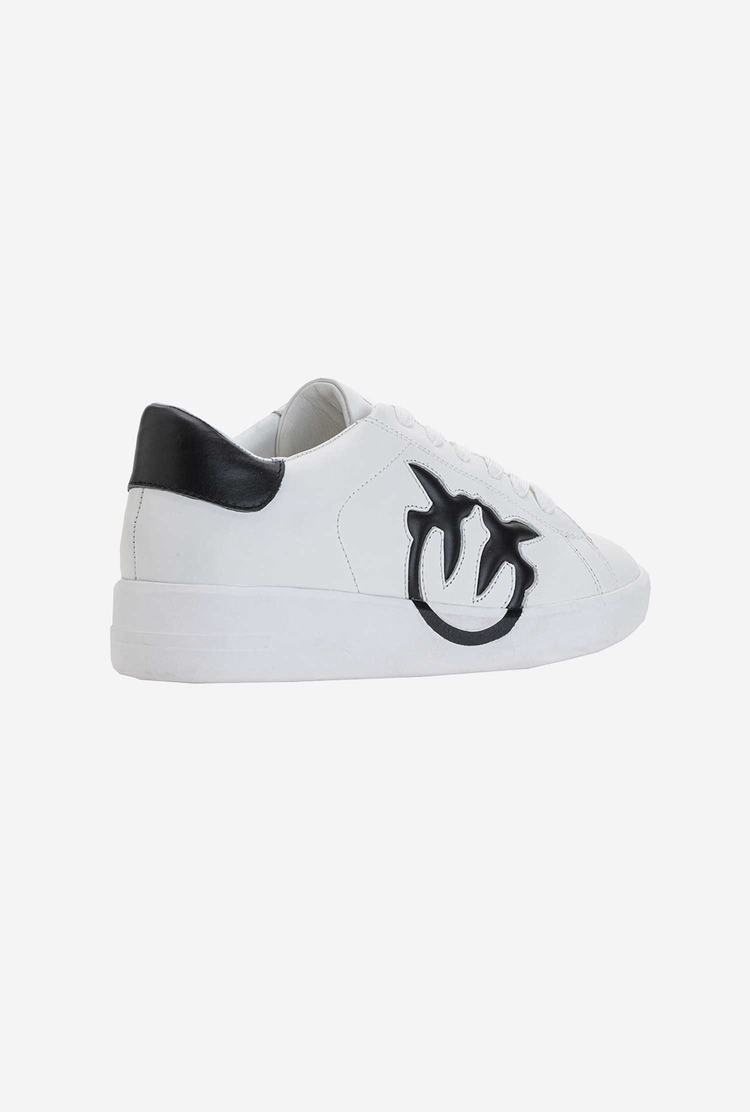 Women's Pinko New Sneakers White/Black | Australia-87910259