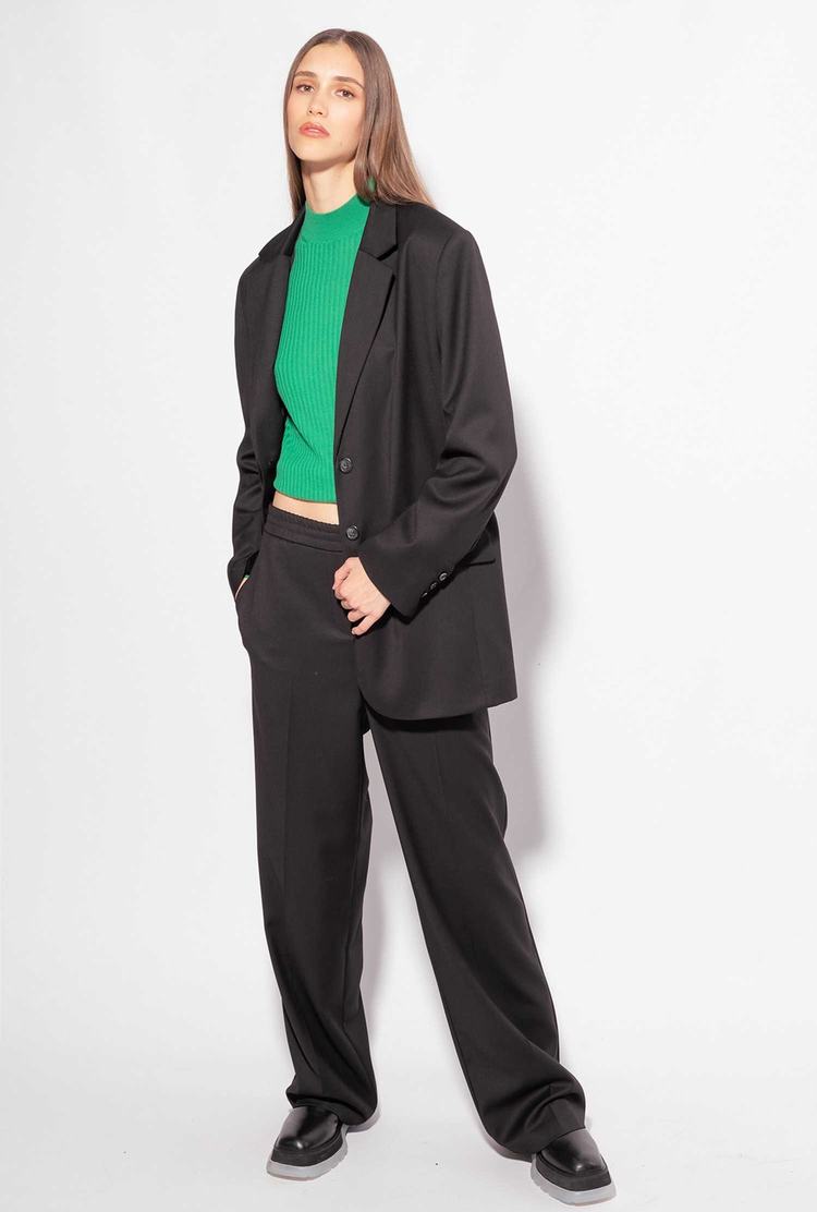 Women's Pinko Oversized Blazers Black | Australia-59672849