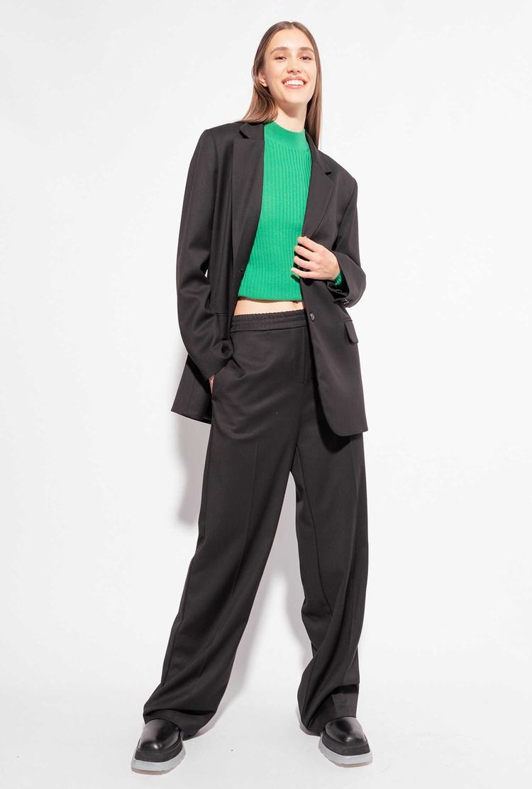 Women's Pinko Oversized Blazers Black | Australia-59672849