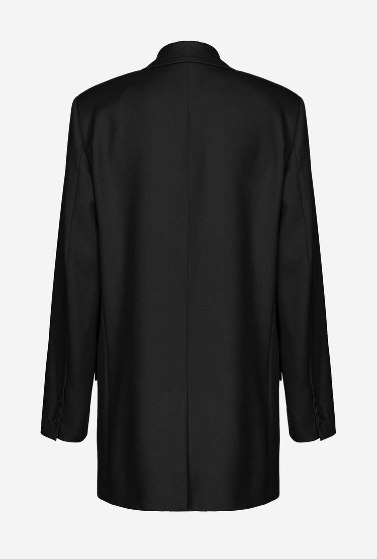 Women's Pinko Oversized Blazers Black | Australia-59672849