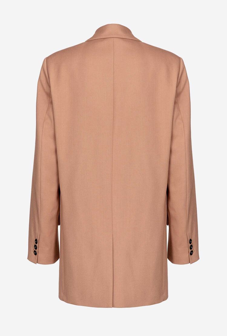 Women's Pinko Oversized Blazers Light Brown | Australia-95321649