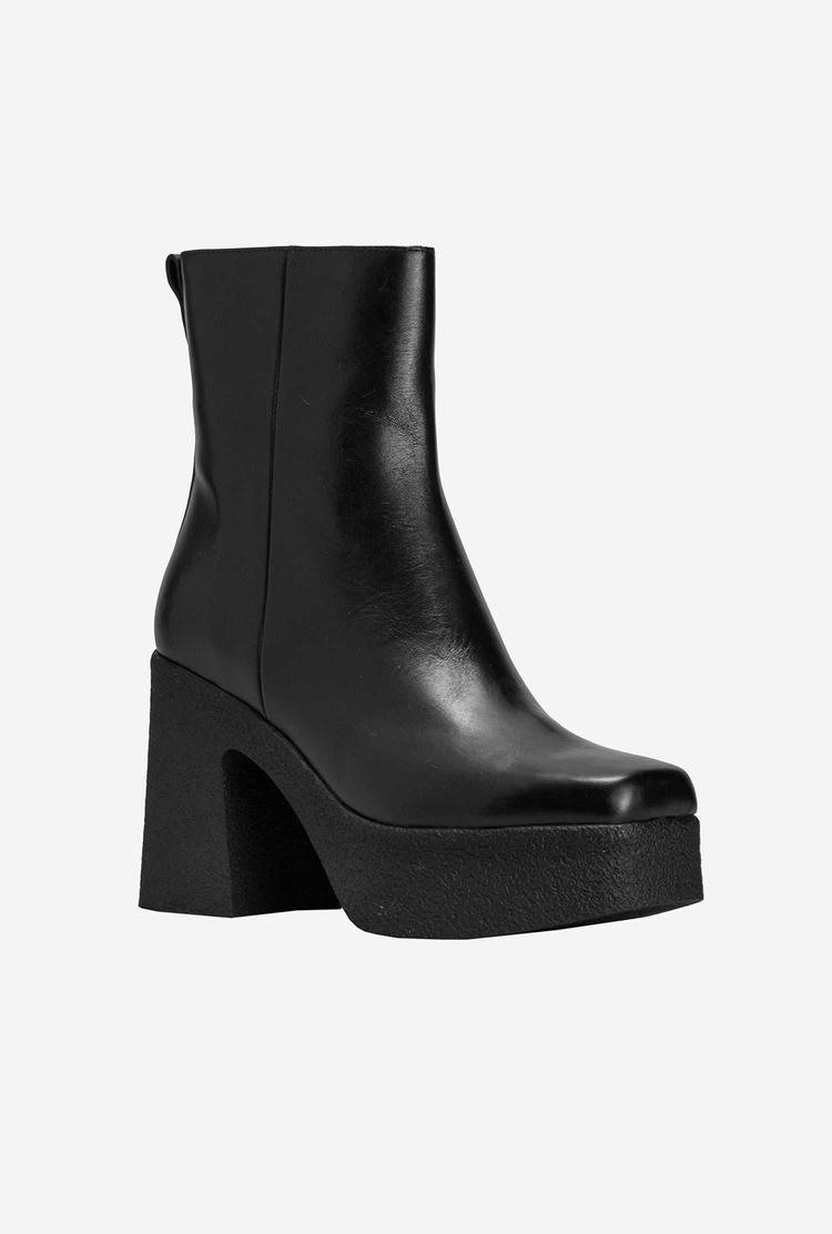 Women's Pinko Platform Ankle Boots Black | Australia-13570949