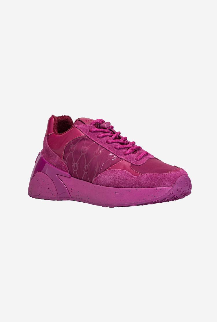 Women's Pinko Recycled Sneakers Fuchsia Fuchsia | Australia-48032569