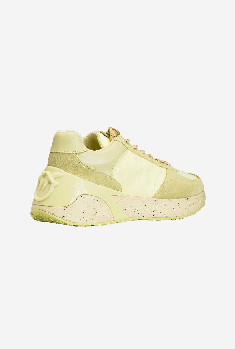 Women's Pinko Recycled Sneakers Light Yellow | Australia-65378149