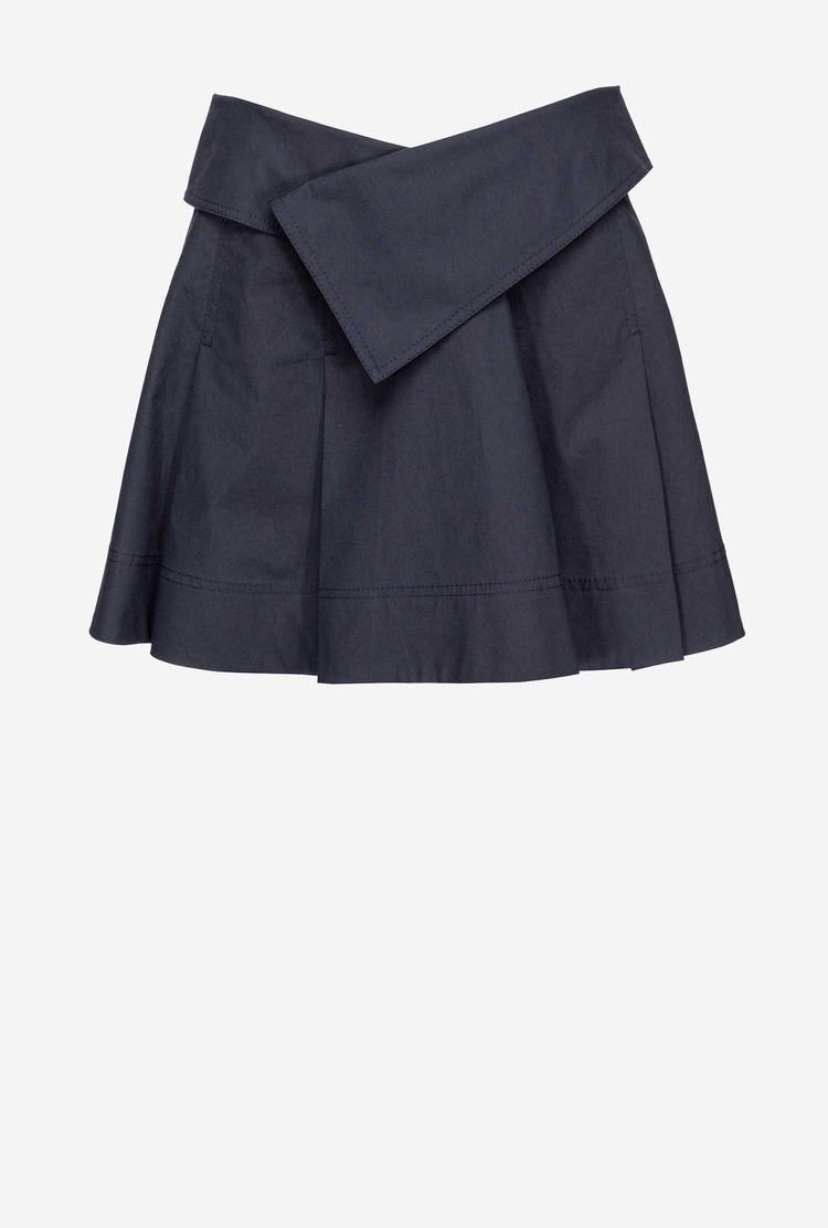 Women's Pinko Reimagine Pleated Mini Skirts Navy Blue | Australia-14825799