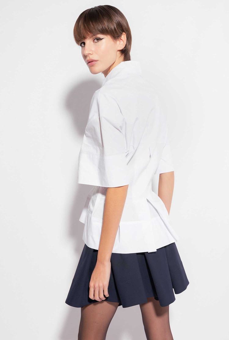 Women's Pinko Reimagine Poplin Shirts White | Australia-52860439