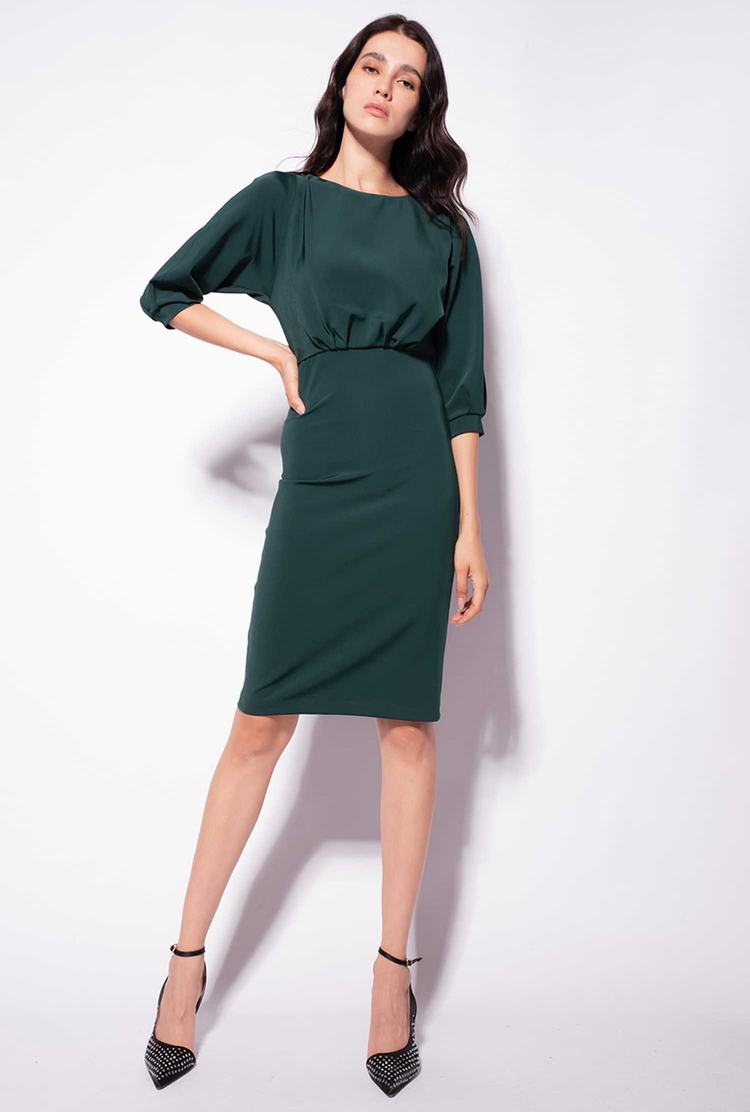 Women\'s Pinko Sheath Dress Green | Australia-54271639