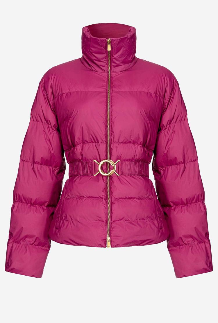 Women's Pinko Short Down Jackets Purple | Australia-80796319