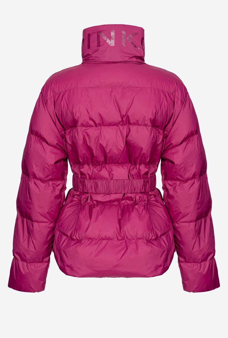 Women's Pinko Short Down Jackets Purple | Australia-80796319