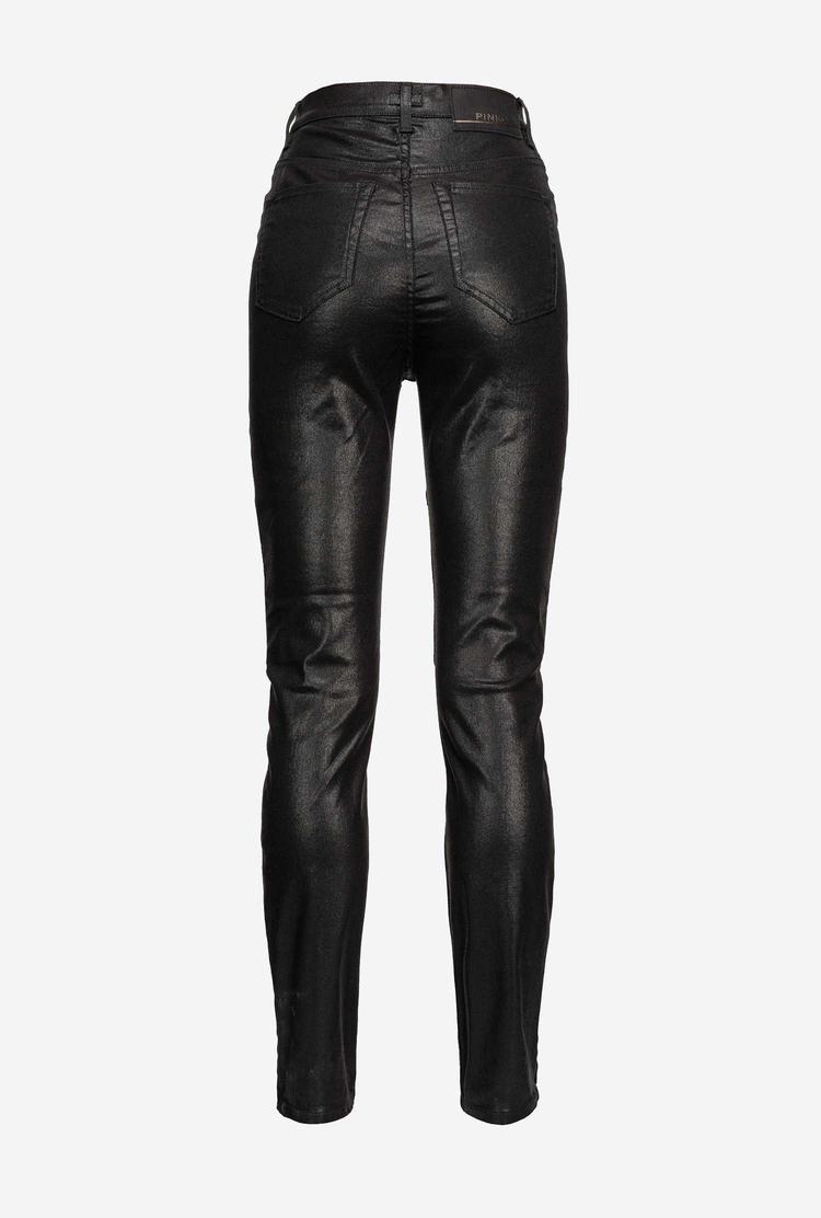 Women's Pinko Skinny Pants Black | Australia-24709839