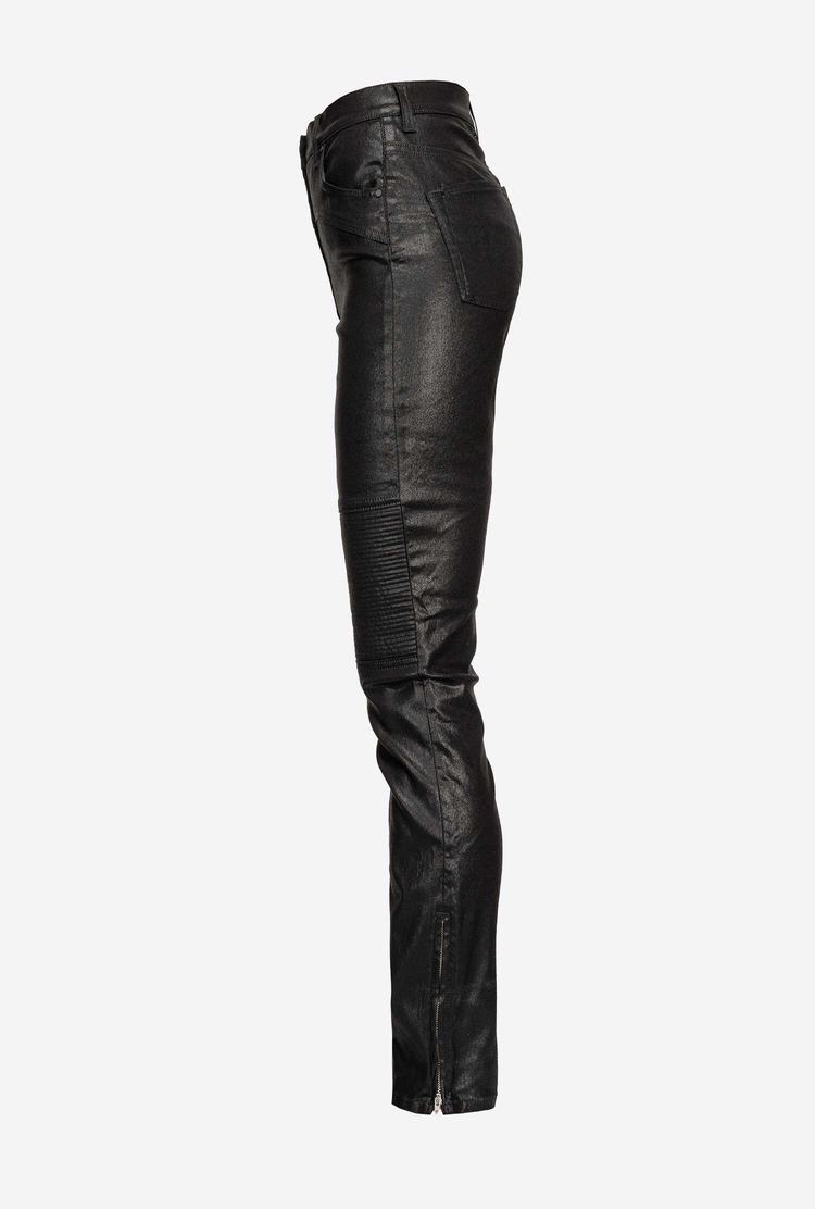 Women's Pinko Skinny Pants Black | Australia-24709839